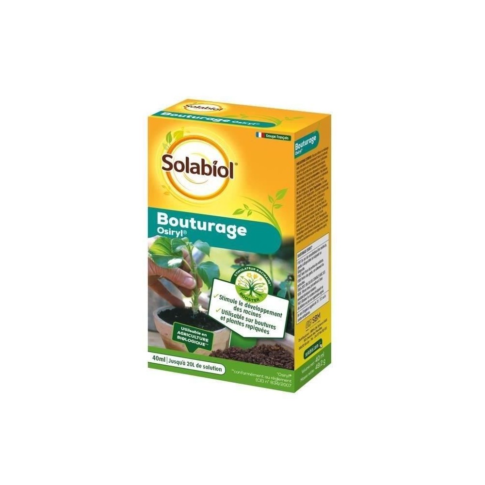 SOLABIOL SOBOUTU40 Bouturage Osiryl 40mL, Stimulateur racinaire