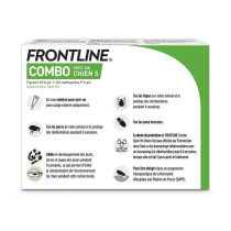 FRONTLINE Combo Chien S - 2 a 10 kg - 4 Pipettes - Puces tiques et pou