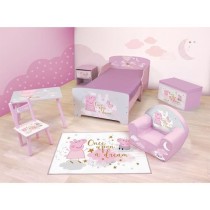 Fun house peppa pig dream lit avec sommier a lattes 140 x 70 cm