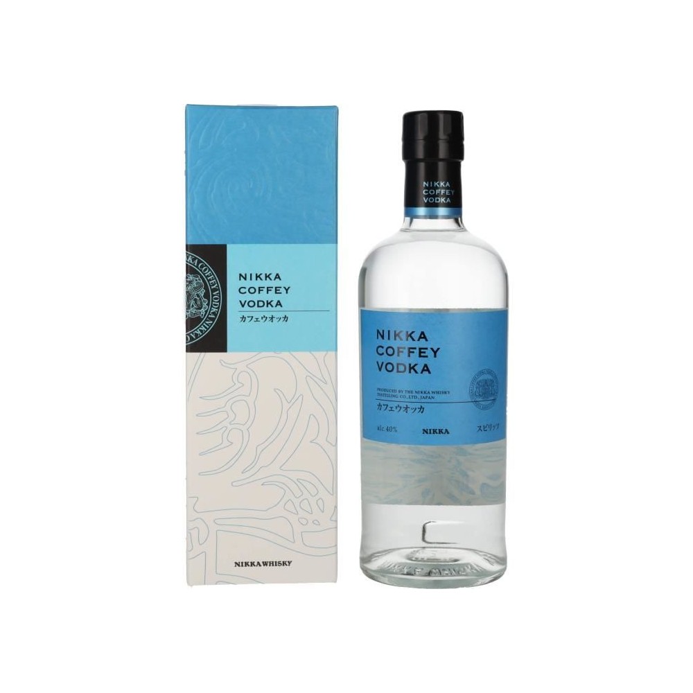 Nikka Coffey Vodka - Vodka de céréales - 40.0% Vol. - 70 cl avec ét