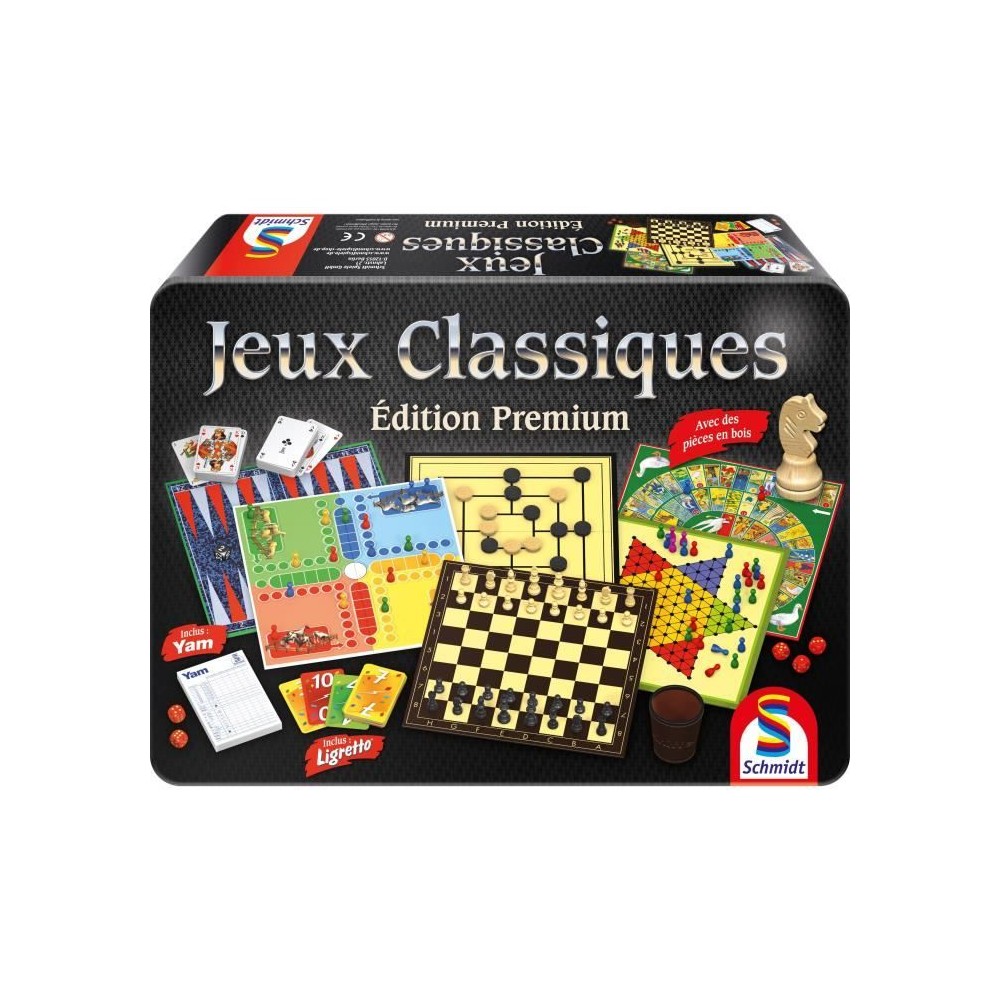 Coffret Premium Boite Métal - Jeux de Société - SCHMIDT SPIELE - D