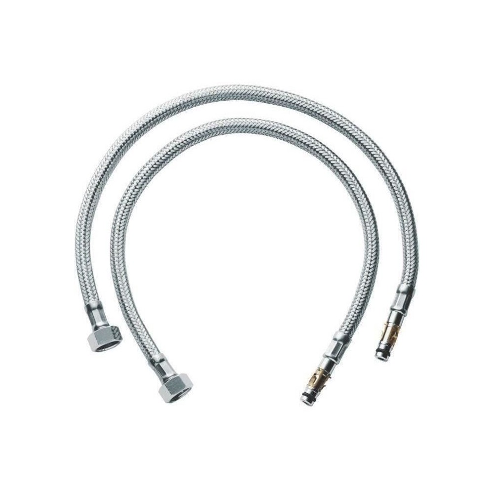 Flexible alimentation annelé - GROHE - 45484000 - Métal - 5 ans de g