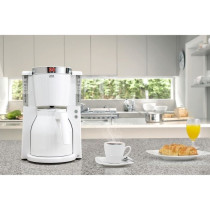 Cafetiere filtre MELITTA Look IV Therm Selection 1011-11 Blanc/Acier B