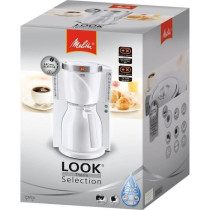 Cafetiere filtre MELITTA Look IV Therm Selection 1011-11 Blanc/Acier B