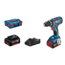 Perceuse-visseuse 18V GSR18V-28 + 2 batteries 4Ah + chargeur en coffre