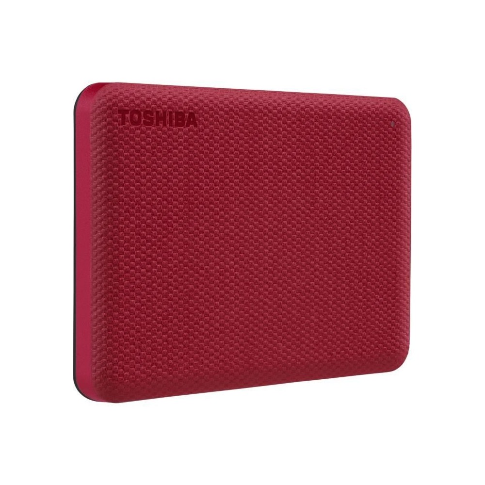 Disque dur externe - TOSHIBA - Canvio Advance - 1 To - Rouge