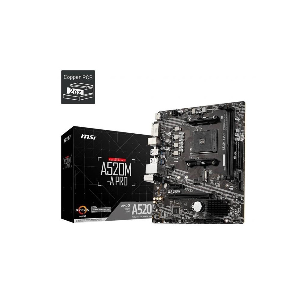 Carte Mere - MSI - A520M-A PRO - (911-7C96-020)