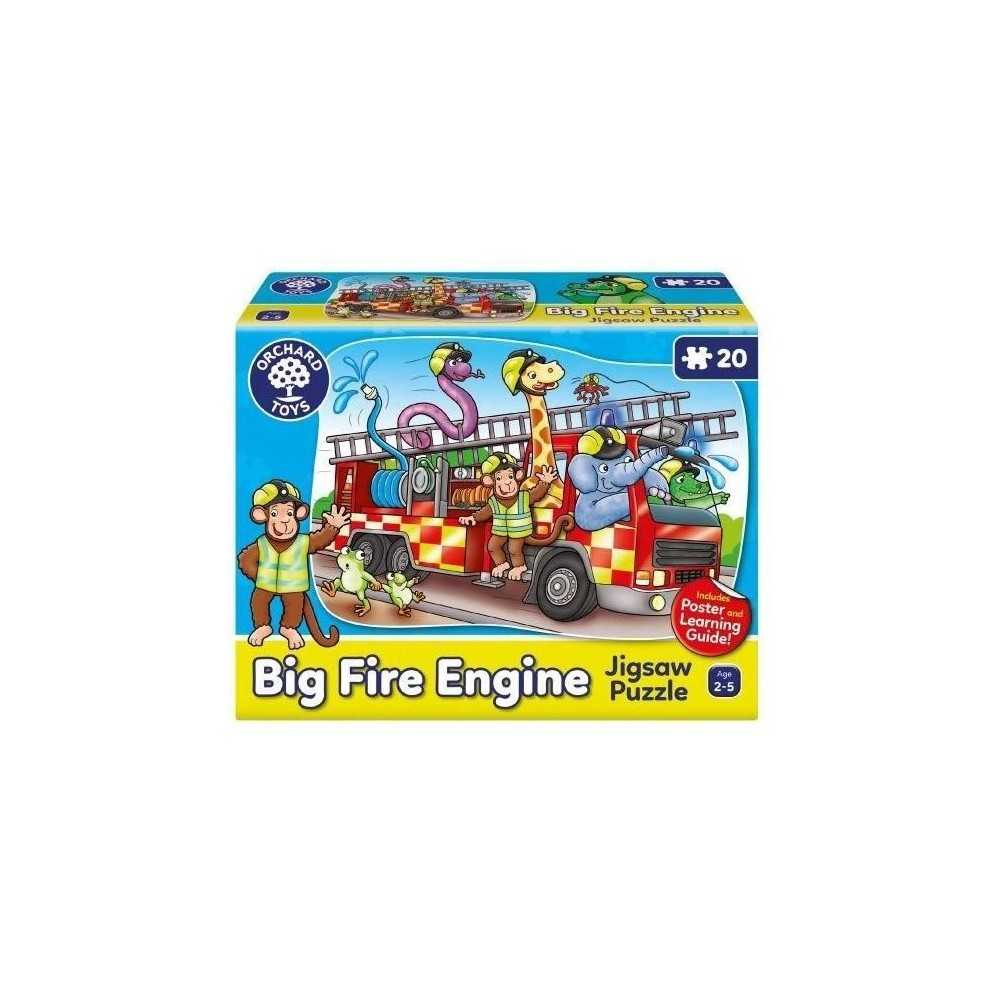 Puzzle - ORCHARD - Big Fire Engine - 20 pieces - Multicolore - Pour en