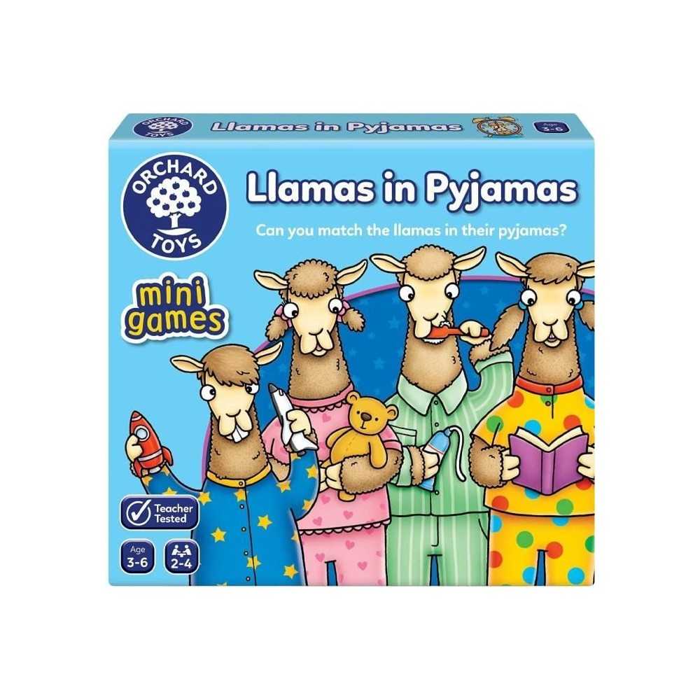 Jeu de société - ORCHARD - Llamas in Pyjamas Mini - Multicolore - 2-