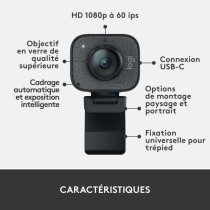 Webcam - Full HD 1080p - Logitech G - StreamCam - Pour streaming Twitc