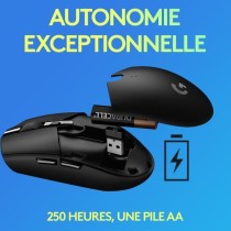 Souris Gamer - Sans fil - Logitech G - G305 Lightspeed - Autonomie 250