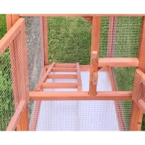 Voliere -Cage a oiseaux TITI - 65x65x165cm - Bois