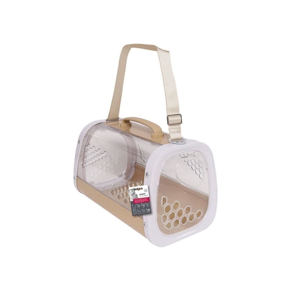 Sac transport chat - chien 59,1x38,1x35,4 cm- Mpets - HONEY - Café