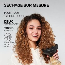 Seche-cheveux Bellissima DIFFON SUPREME CURL FLOW XL NOIR-OR