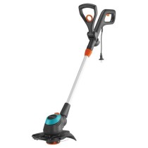 GARDENA Coupe-bordures EasyCut 450/25 – 450W – Ø25cm – Fil RotorCut – Manche télescopique inclinable – Etrier protec