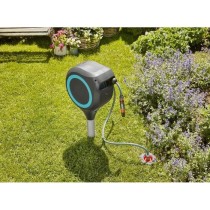 GARDENA Dévidoir automatique sur pic RollUp S 15 m liseret bleu