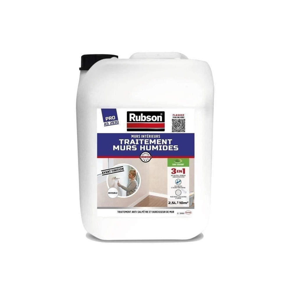 RUBSON Traitement murs Humides intérieurs incolore 2,5 L