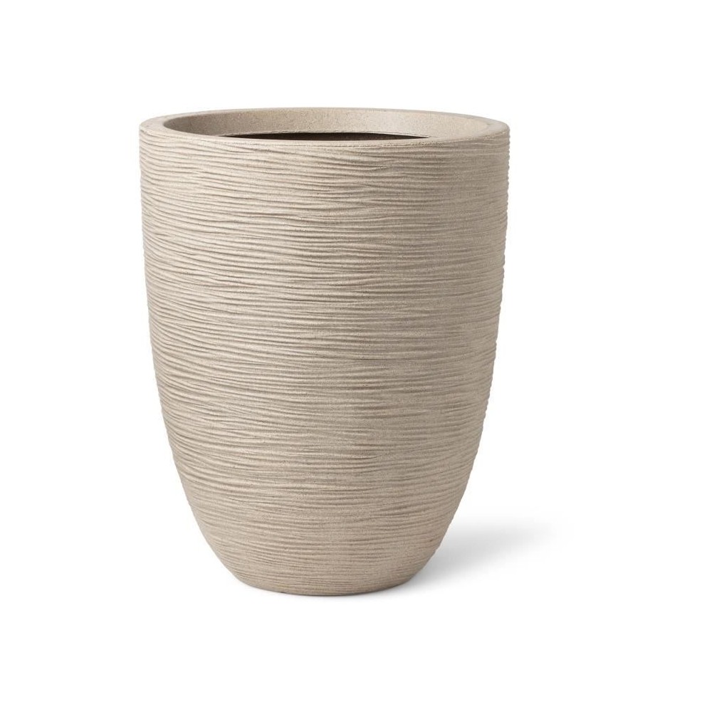 Vase élégant bas - CAPI EUROPE - WASTE RIB NL - 34 x 46 cm - Terrazz