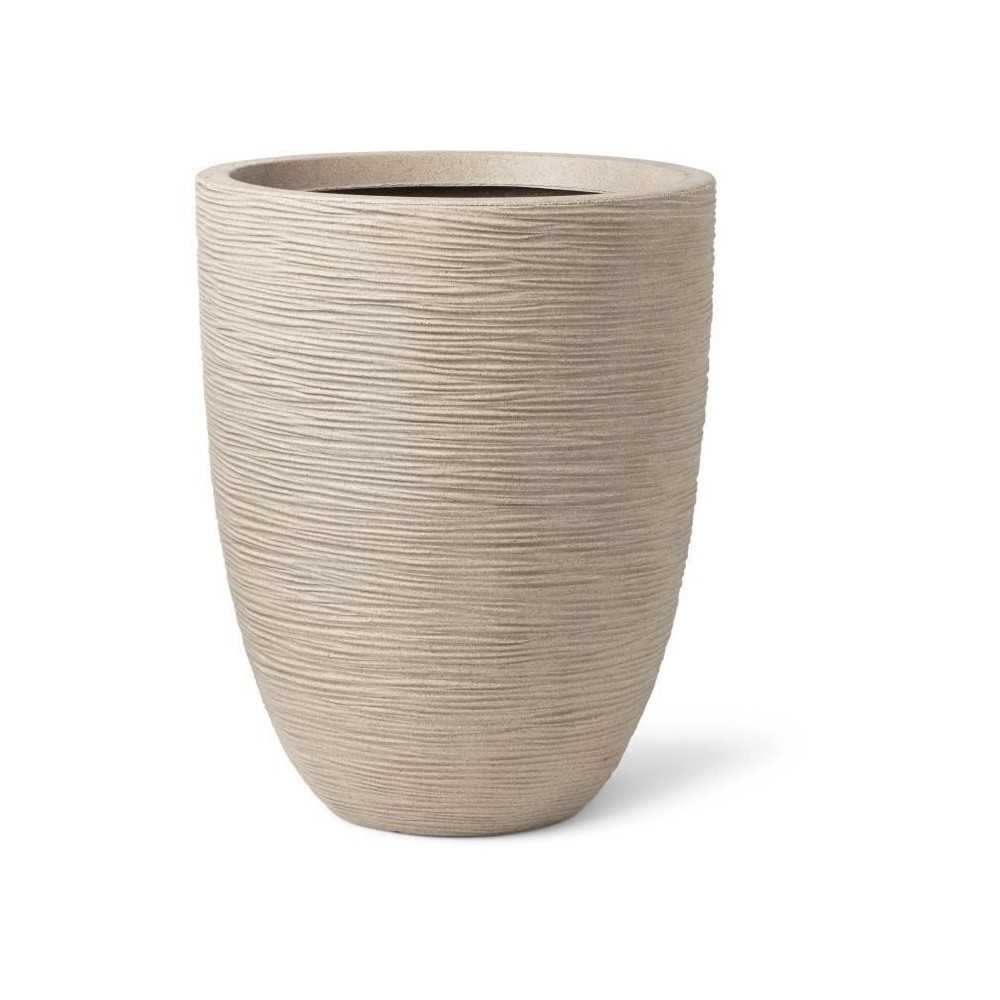 Vase élégant bas - CAPI EUROPE - WASTE RIB NL - 46 x 58 cm - Terrazz