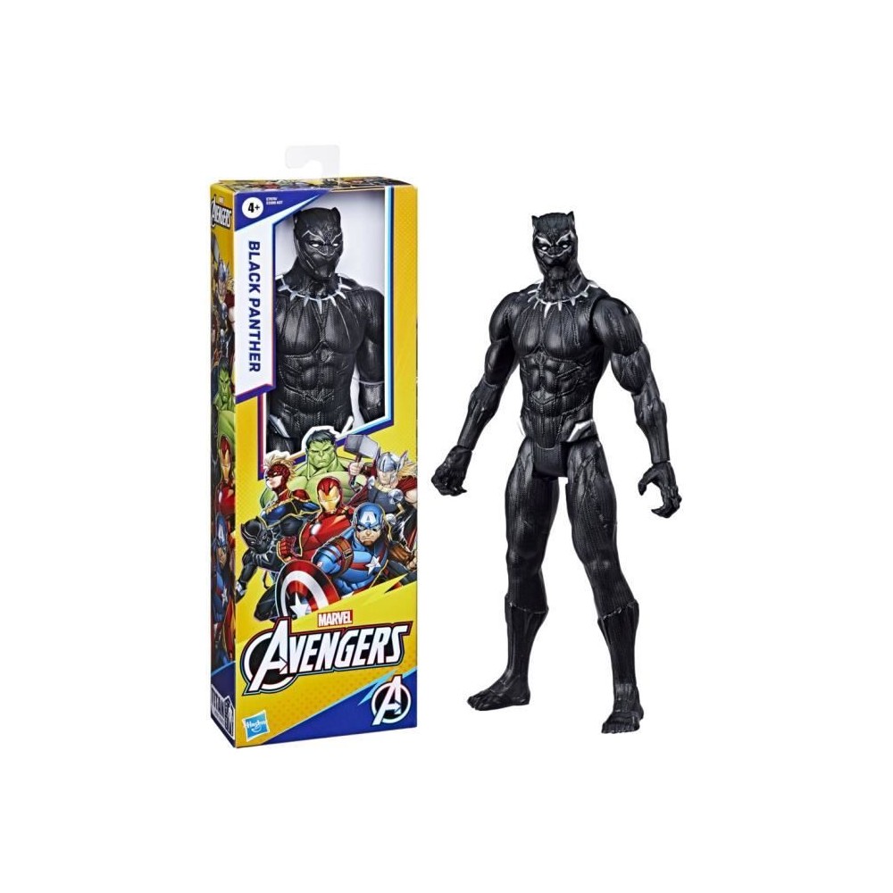 Figurine Black Panther 30 cm, jouet Avengers Titan Hero Series pour e