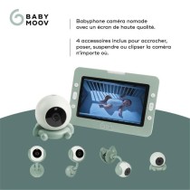 Babyphone Caméra YOO Go+ - Grand Ecran HD 5 720P - Batterie Rechargea