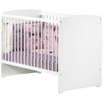 Chambre bébé duo Basic coeur: lit 120x60, commode a langer - Babypri