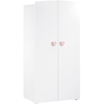 Chambre bébé trio Basic coeur: lit 120x60, commode a langer et armoi