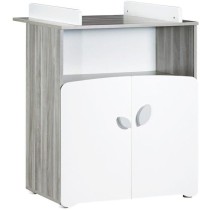 Chambre bébé duo Leaf: lit 120x60, commode a langer - Babyprice - Bl