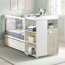 Lit Combiné - 120x60cm - Evolutif en 90x190cm - Babyprice Smile - Het