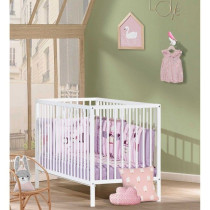 Lit bébé - 120 x 60 cm - Babyprice First - Tout barreaux - En bois b