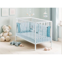 Lit bébé - 120 x 60 cm - Babyprice First - Tout barreaux - En bois b