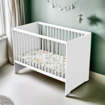 Lit bébé - 120 x 60 cm - Babyprice First - En bois blanc