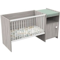 Lit bébé combiné - 120x60cm - Evolutif en 90x190cm - Babyprice Up -