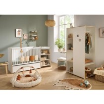 Lit bébé combiné - 120x60cm - Evolutif en 90x190cm - Babyprice Firs