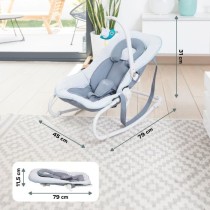 Babymoov Transat pour bébé Graphik Bleu et gris