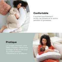 doomoo Coussin de Maternité et Coussin d'Allaitement Buddy, Ultra Con