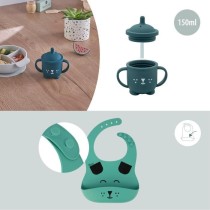 Babymoov Coffret Repas 15-24 m LEARN'ISY, 1 Bol, 1 Tasse, 1 Bavoir, 1