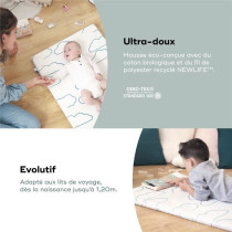 Babymoov Matelas de voyage Cosy'Lite Nomad 60x120cm, oeko Tex, Eco-con