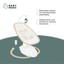 Babymoov Balancelle Bébé Swoon Hoop - Télécommande incluse, Ultra