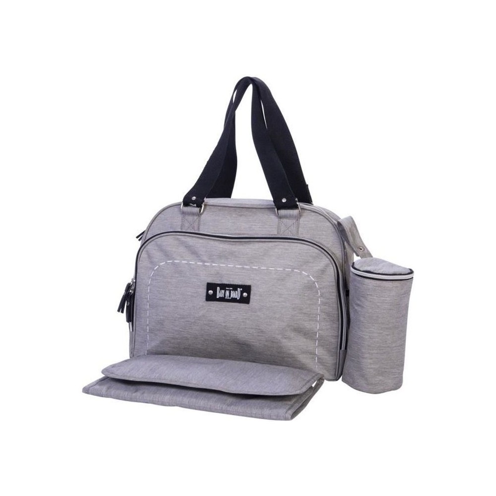 BABY ON BOARD Sac a langer SIMPLY Sushi - gris/noir