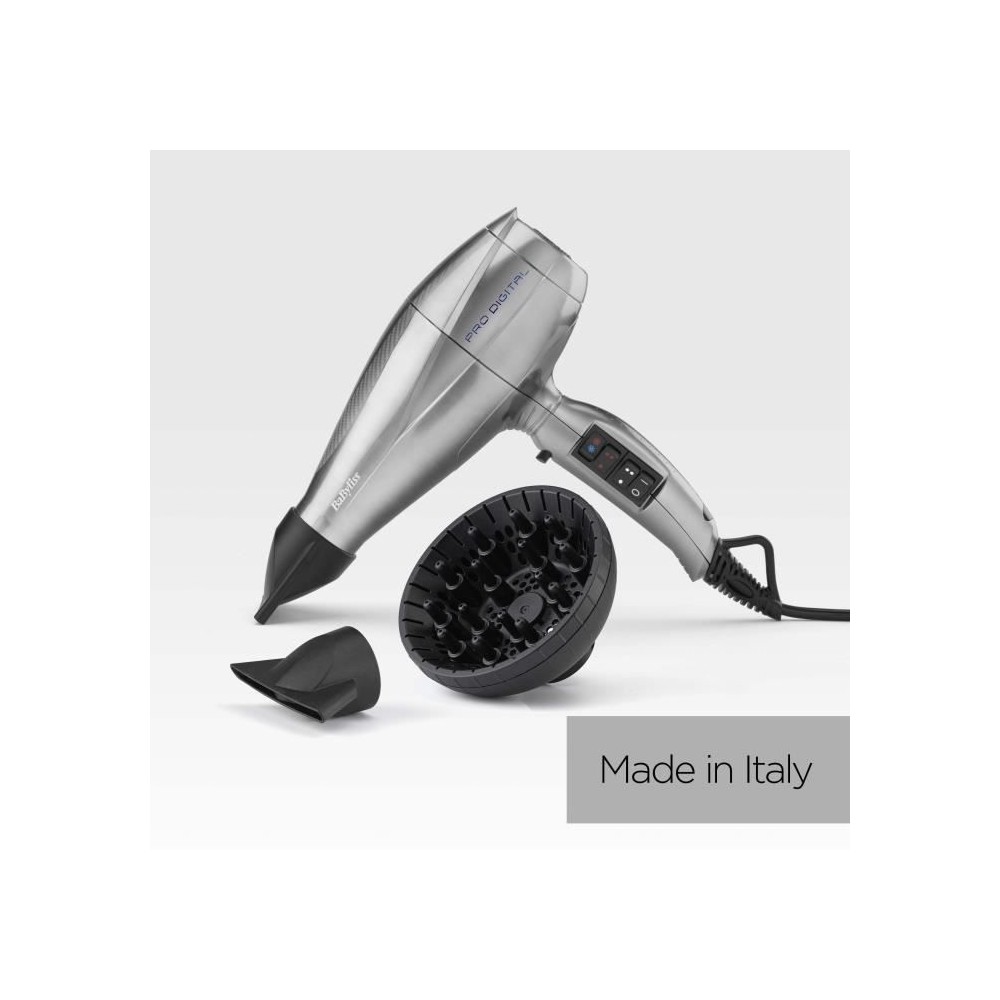 Seche-cheveux - BaByliss - 6000E Pro Digital 2200 - Technologie Ioniqu