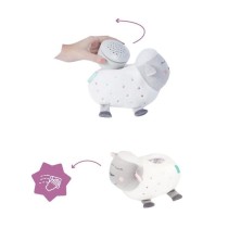 Badabulle Veilleuse Mouton Peluche - Projection d'étoiles & Berceuses