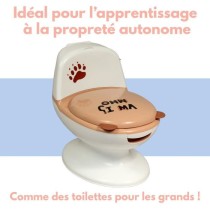 Pot bébé éducatif BAMBISOL - Couvercle et siege rabattable - Manett