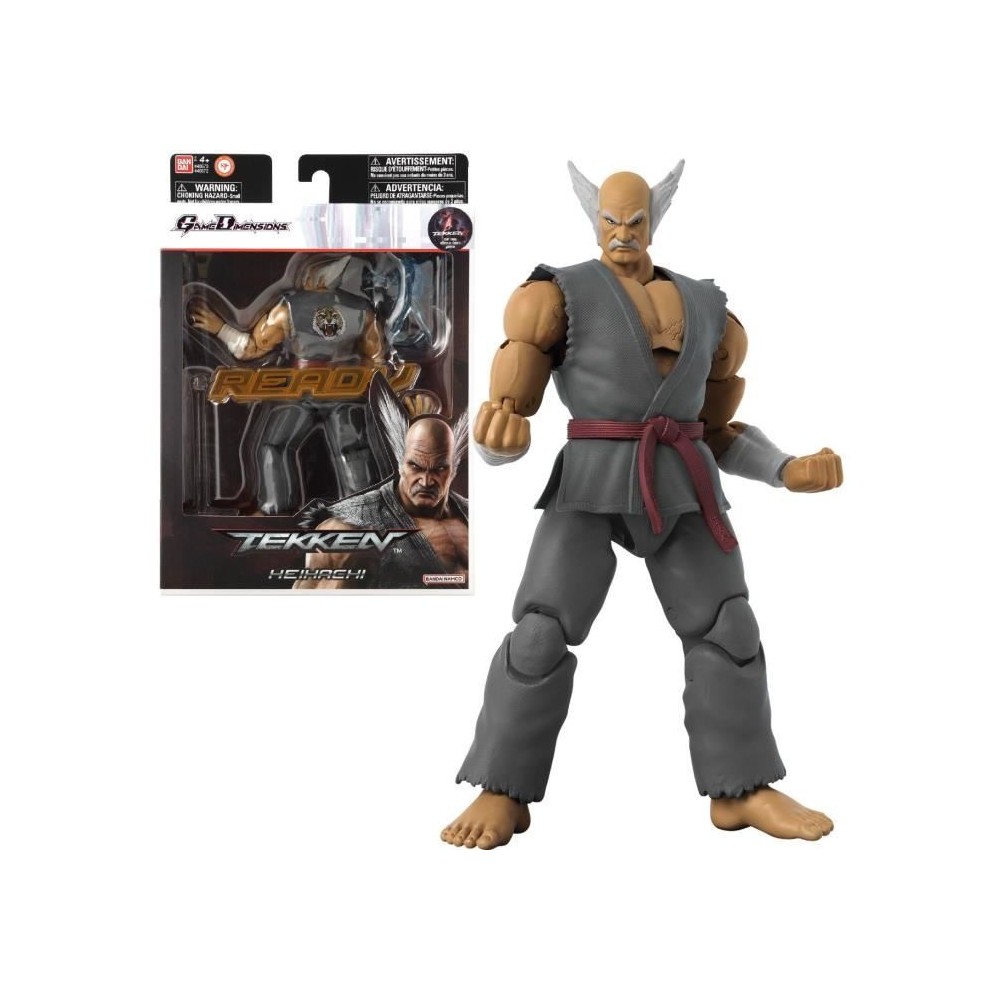 Figurine d'action Heihachi Mishima - Tekken - Bandai - Game Dimensions