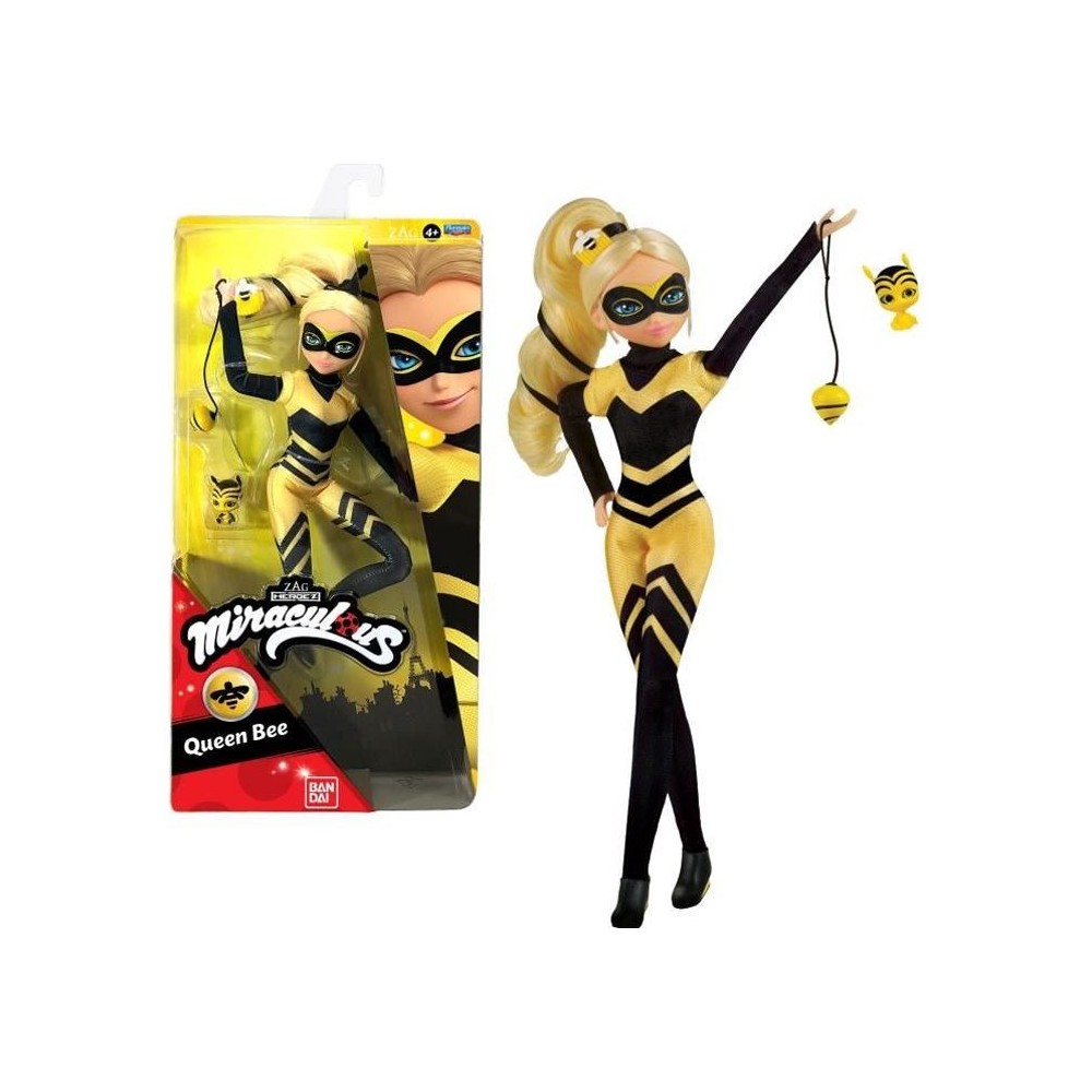 Miraculous Ladybug - Poupée mannequin 26 cm : Queen Bee - BANDAI