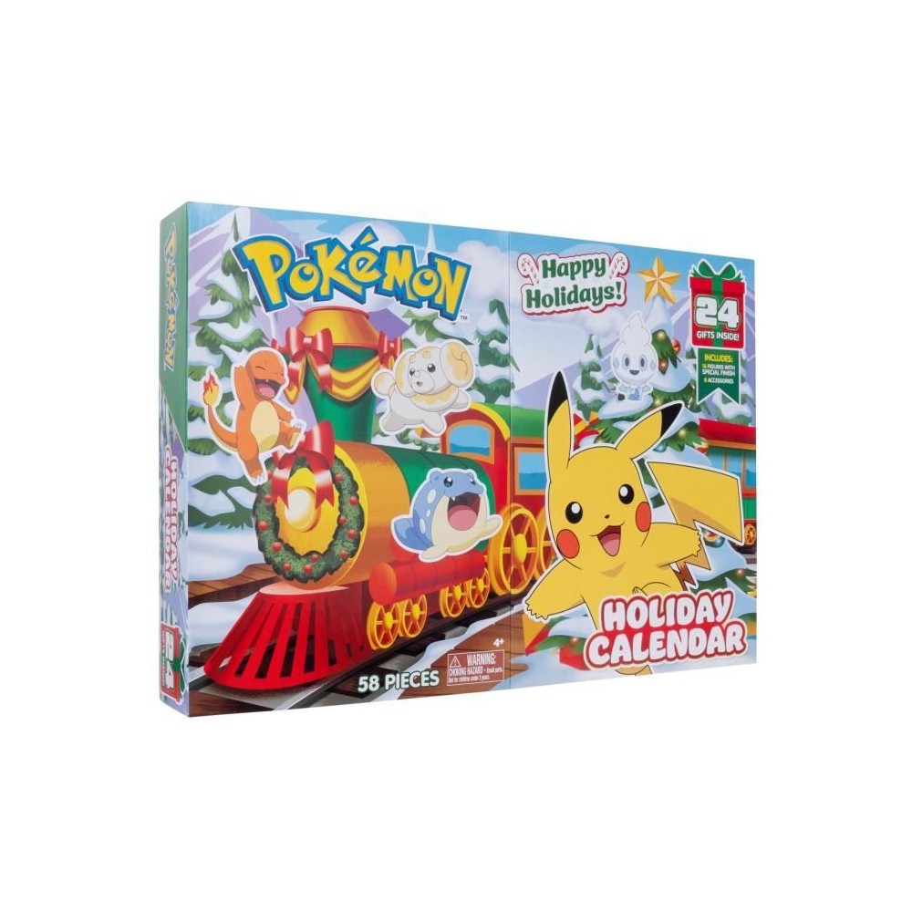 Calendrier de l'Avent Pokémon - BANDAI - 24 figurines inédites - Pou