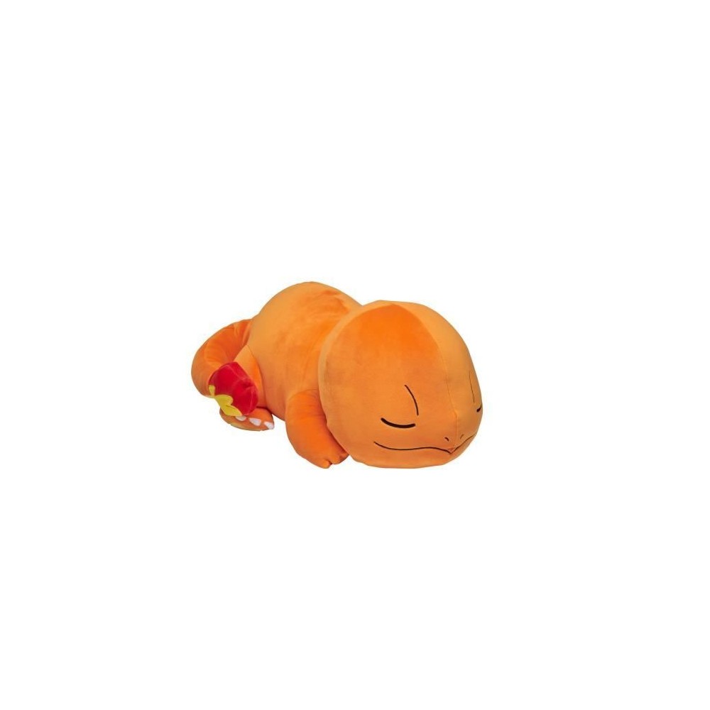 Peluche Salameche Dort 40cm - BANDAI - Pokémon - Doudou ou Oreiller p