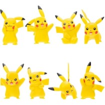 Figurines Pokémon - Pack de 8 Pikachu - Bandai