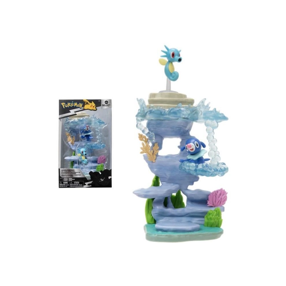 Pack environnement sous-marin Pokémon - Otaquin et Hypotrempe 5cm - B