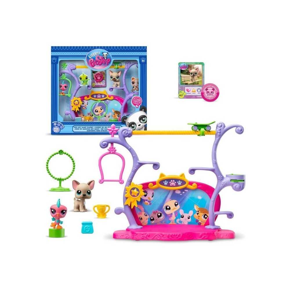 BANDAI - Littlest Pet Shop - Coffret Pets Got Talent - Ensemble de jeu